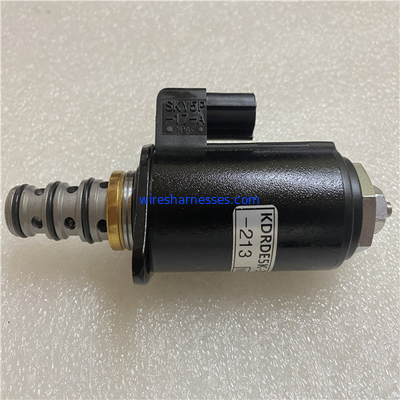 YN35V00049F1 SK200-8 صمام الملف اللولبي حفارة 30C50-213 صمام الملف اللولبي الخانق