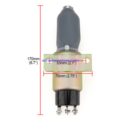 PC200-7 Cummins Flameout Switch زيت المحرك من مفتاح إيقاف الصمام 3864274
